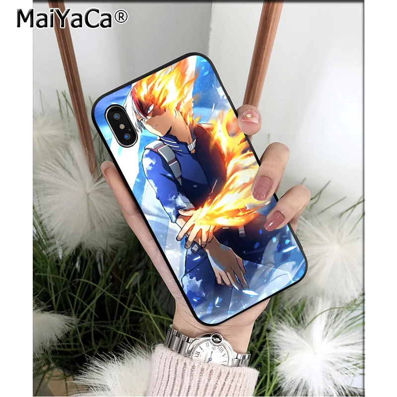 Чехол для телефона MaiYaCa Anime My Hero academic deku высокого качества iPhone 8 7 6 6S Plus 5 5S SE XR X XS MAX |