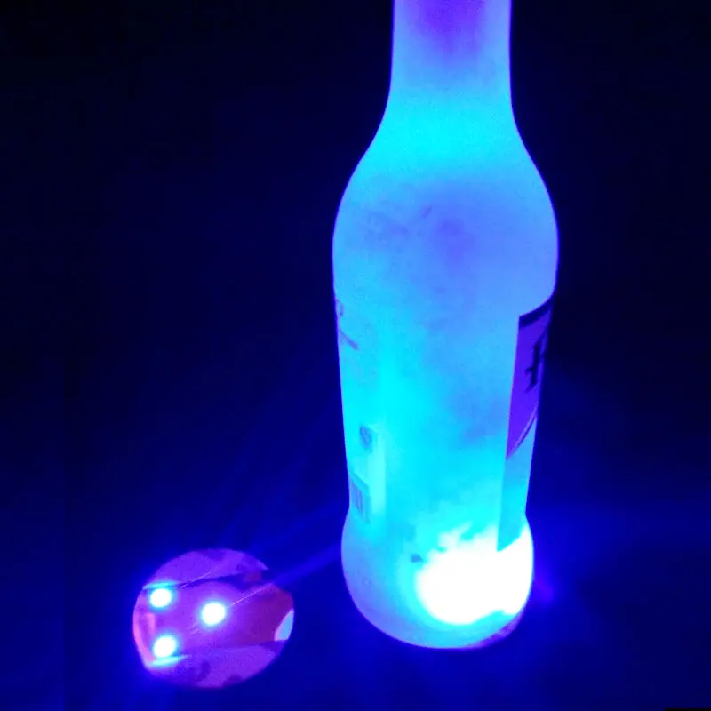 Водонепроницаемая светодиодная подставка для водки вина шампуня|led light light|coaster