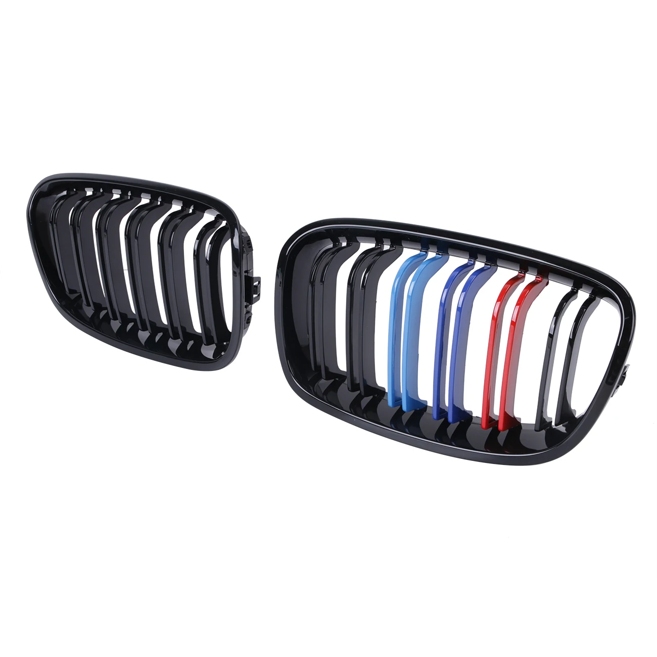 M-Color Двойная Передняя решетка грили для почек BMW F20 F21 M Sport 118i 120i 125i 2010-2014 глянцевый