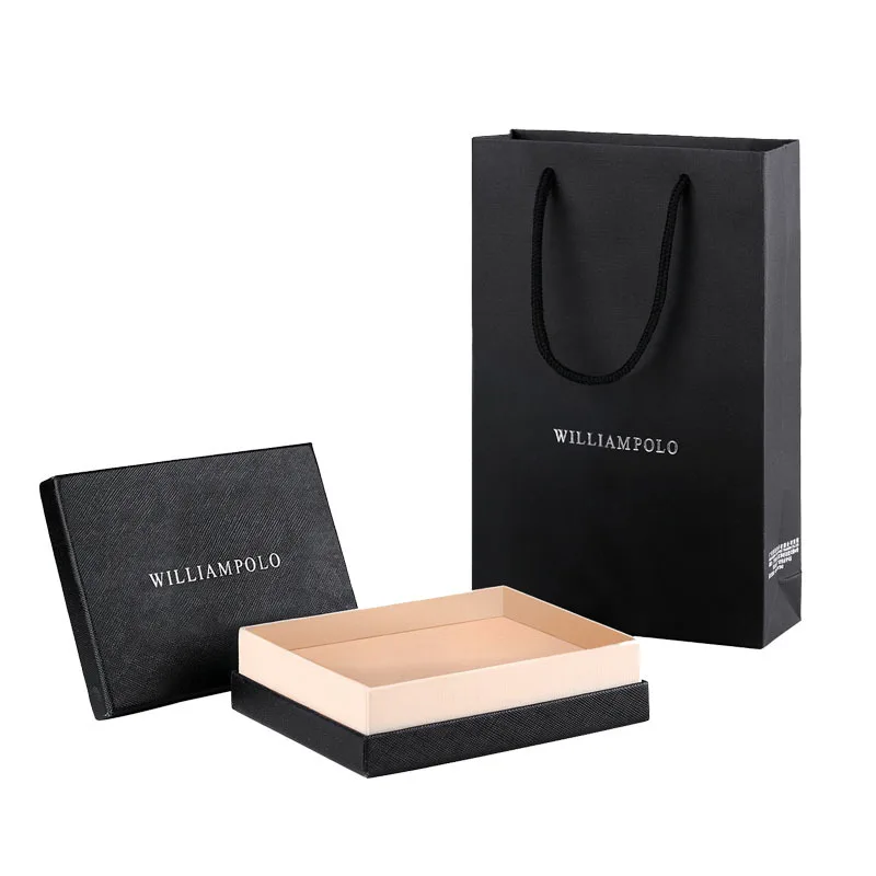 Лидер продаж брендовые бумажники WILLIAMPOLO из натуральной кожи унисекс тонкие для
