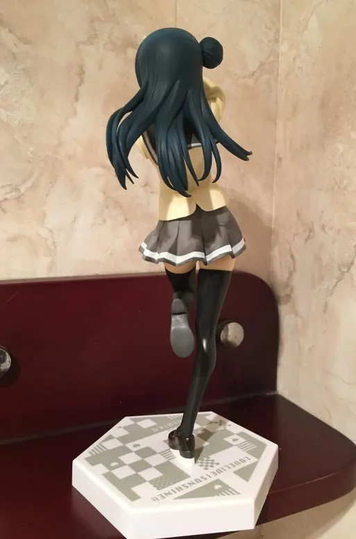 Фигурка японского аниме, 210 мм, LoveLive Sunshine Tsushima Yoshiko, фигурка Коллекционная модель, игрушки для мальчиков
