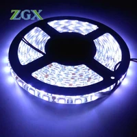 dc12v led strip light lamp smd 5050 flexible ribbon tape white 5mroll christmas ambience decor non waterproof for home kitchen