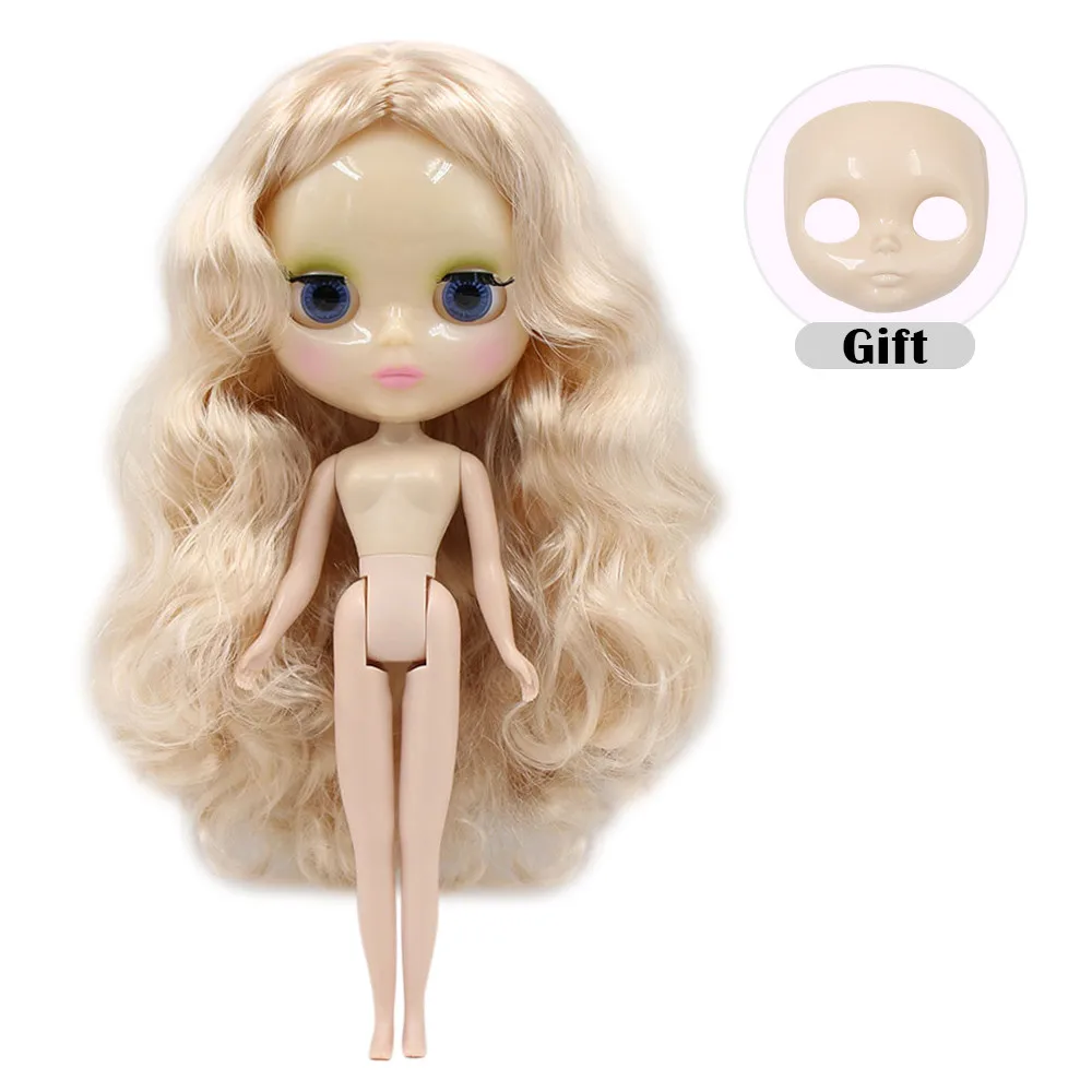 Ледяная фабрика blyth кукла Обнаженная 1/6 BJD кукла Нормальная и суставная тело руки набор AB без макияжа Лицевая панель как подарок - Цвет: 3139 normal body