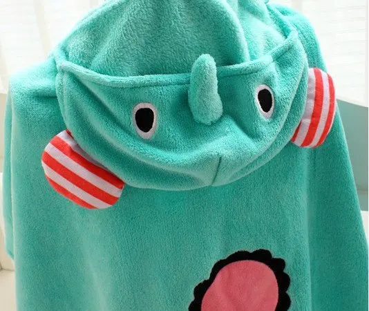 Милые Мультяшные Животные Слон взрослая девочка мальчик одеяло с капюшоном