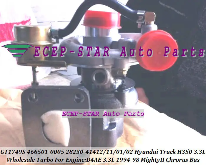 Бесплатная доставка GT1749S 466501 -5005S 28230-41411 28230-41412 Турбокомпрессор для грузовика HYUNDAI