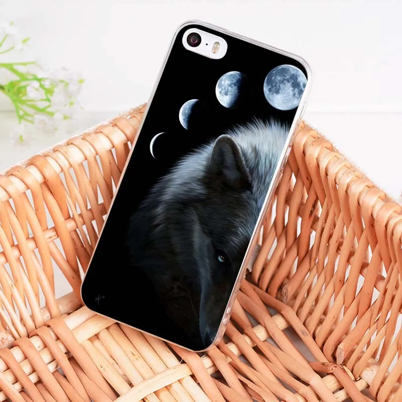 MaiYaCa животный полуволк модный Забавный динамический чехол для телефона Apple iPhone 8 7