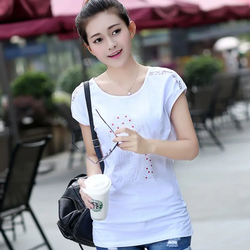 Женская летняя хлопковая футболка с коротким рукавом летучая мышь|t-shirt basic|basic