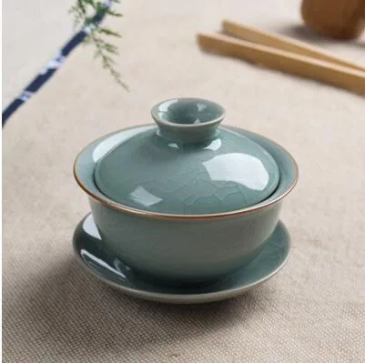 Горячая распродажа ru обжиг пигментированный anxi tieguanyin gaiwan набор из трех частей