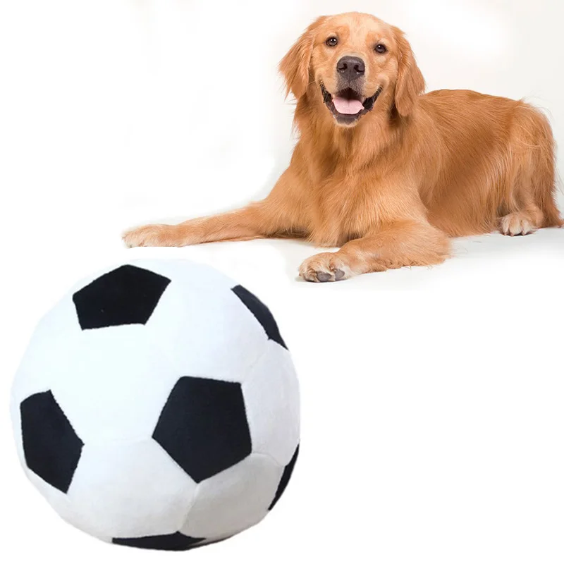 Собачьи Игрушки для маленьких средних собак плюшевые футбольные мягкие игрушки