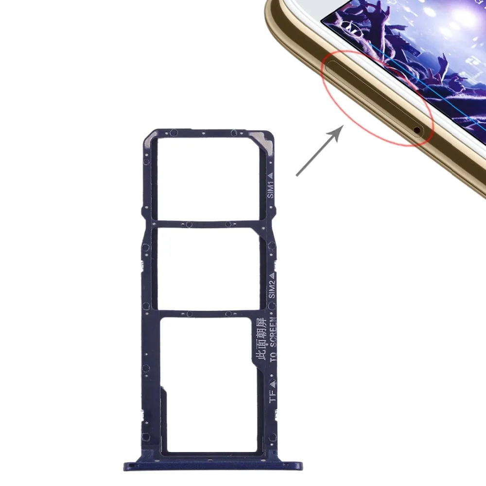 Сим карты лоток для huawei Honor 10/7 s/Play 7/Nova 3 Замена Ремонт Запчасти