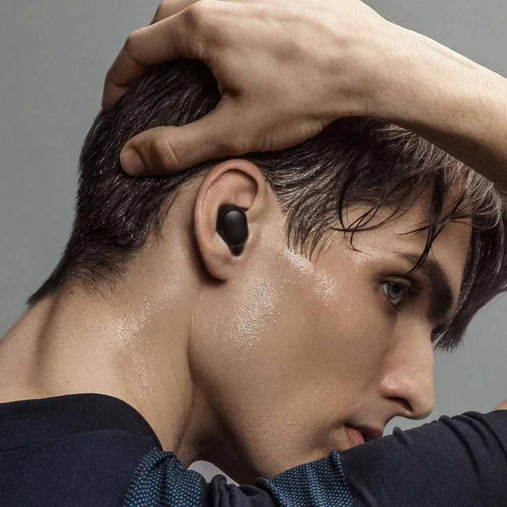 Xiaomi Redmi Airdots 2 TWS Bluetooth беспроводные наушники стерео Бас 5 0 Eeadphones с микрофоном Handsfree