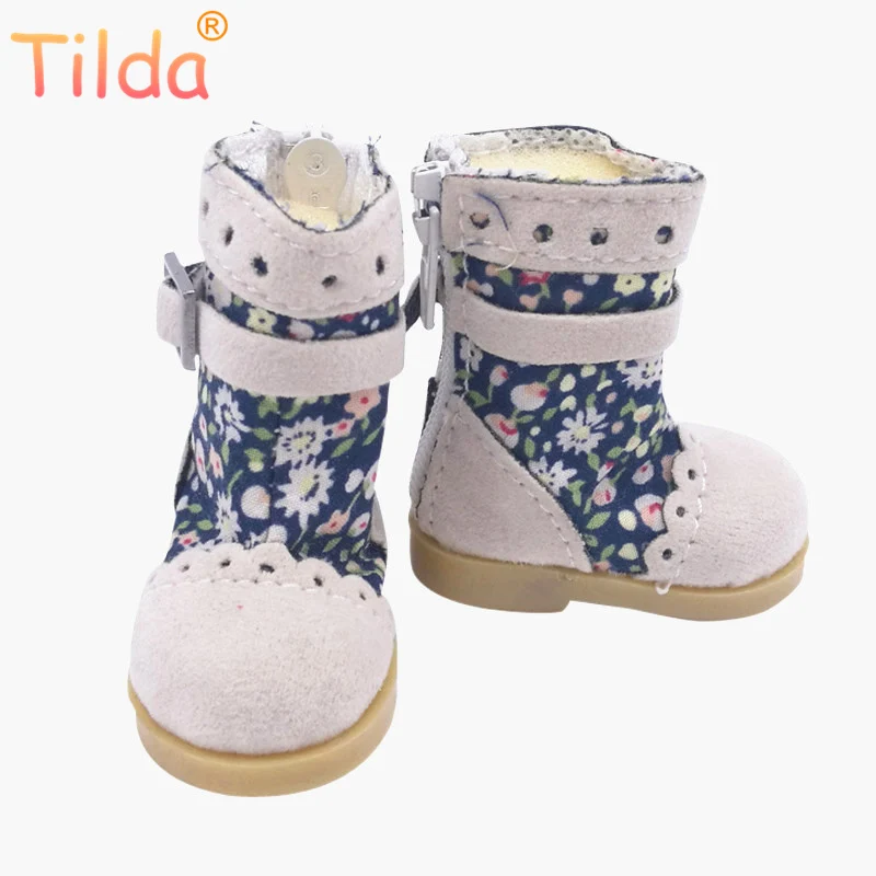 Tilda 5 см; коллекция 1/6 года; кукольные сапоги; обувь для куклы BJD; мини-сапоги для зимних сапог; обувь из искусственной кожи ручной работы; Аксессуары для кукол