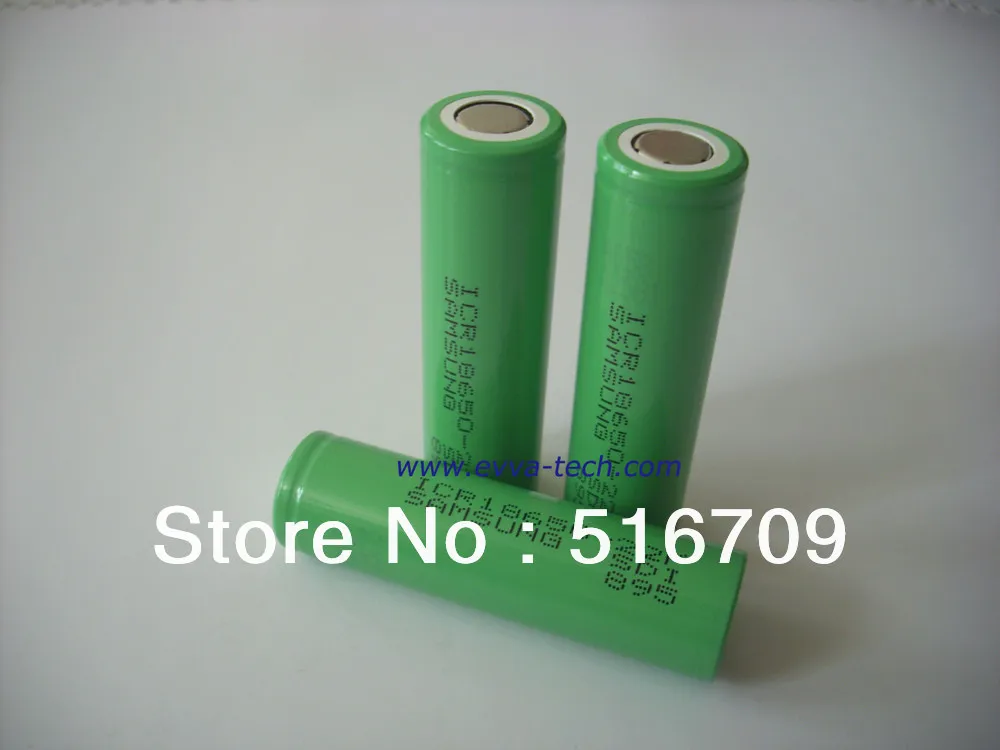 100pcs/lot 18650 Lithium ion 3.7V 2200mAh battery cell for Samsung SDI ICR18650-22FU | Электроника