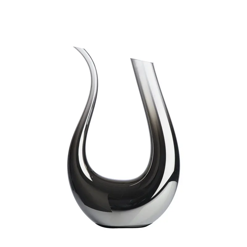 Классический металлический цветной хрустальный стеклянный бокал с серебряным