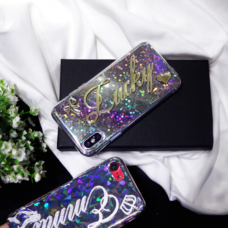 Блестящий уникальный мягкий чехол для телефона Samsung galaxy s7 edge s8 s9 plus note 8 9 |