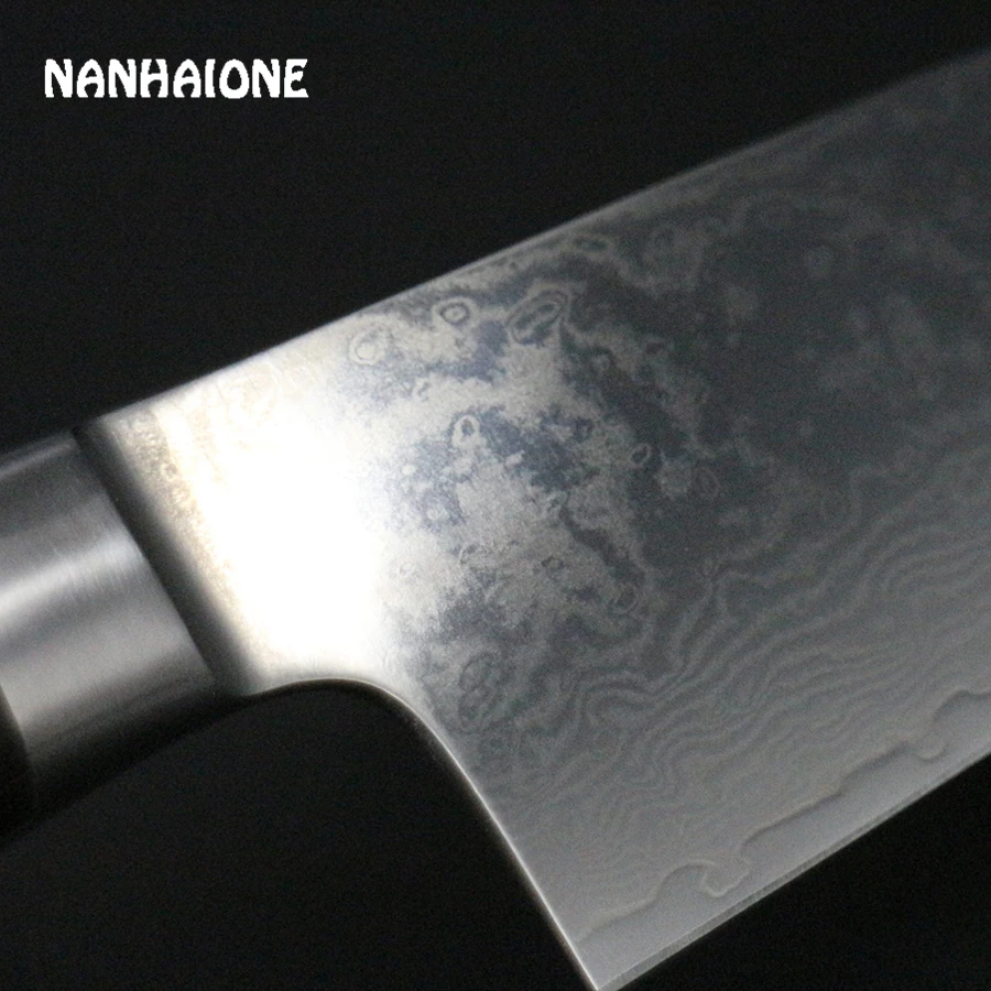 NANHAIONE Кухонные Ножи Дамасская сталь 8 дюймов утилита для очистки овощей японский