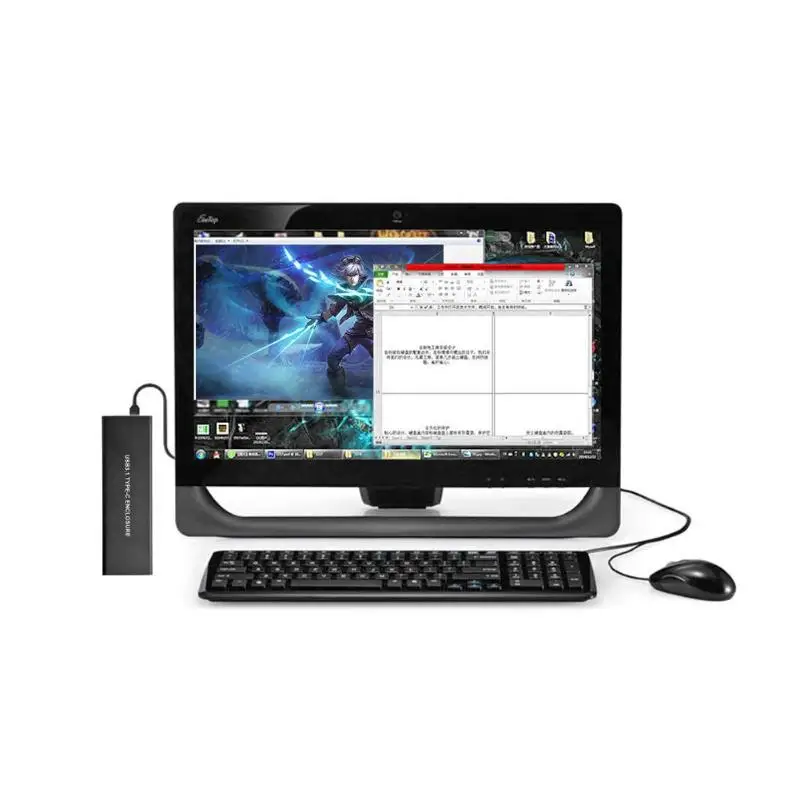 Алюминиевый сплав NVMe PCIE USB3.1 корпус для жесткого диска M.2 к USB SSD жесткий диск Caddy Type