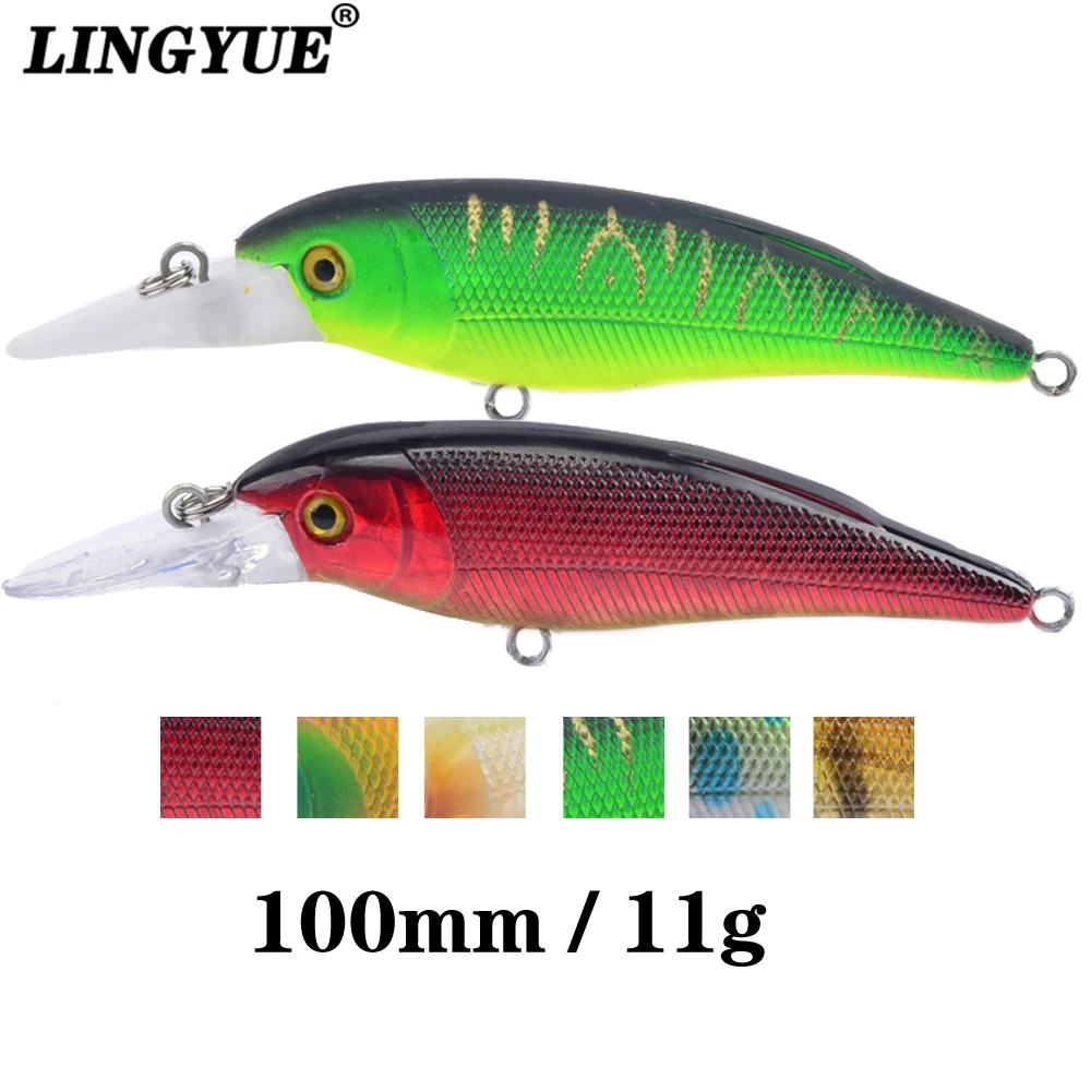 LINGYUE Fat Minnow рыболовная приманка жесткая АБС пластик погремушка искусственная для