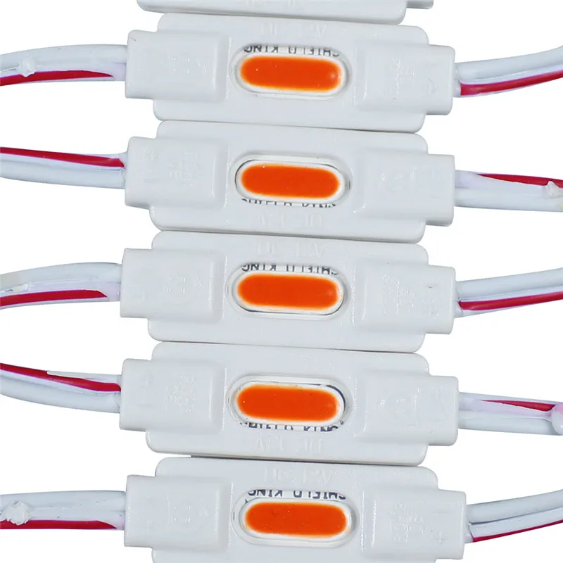 20 шт. 1 Вт Светодиодный модуль COB свет DC12V инжекционного метода литья рекламным фоном свет IP65 Водонепроницаемый высокое качество на открытом воздухе