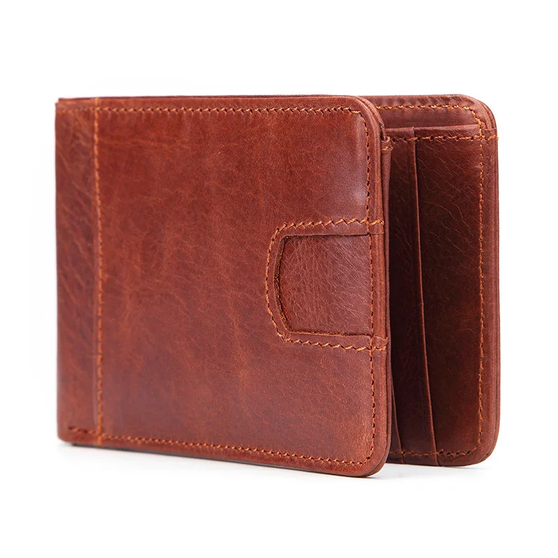 Mini Wallet Genuine Leather Fashion Short Men Wallets Card Holder Male Thin Small | Багаж и сумки