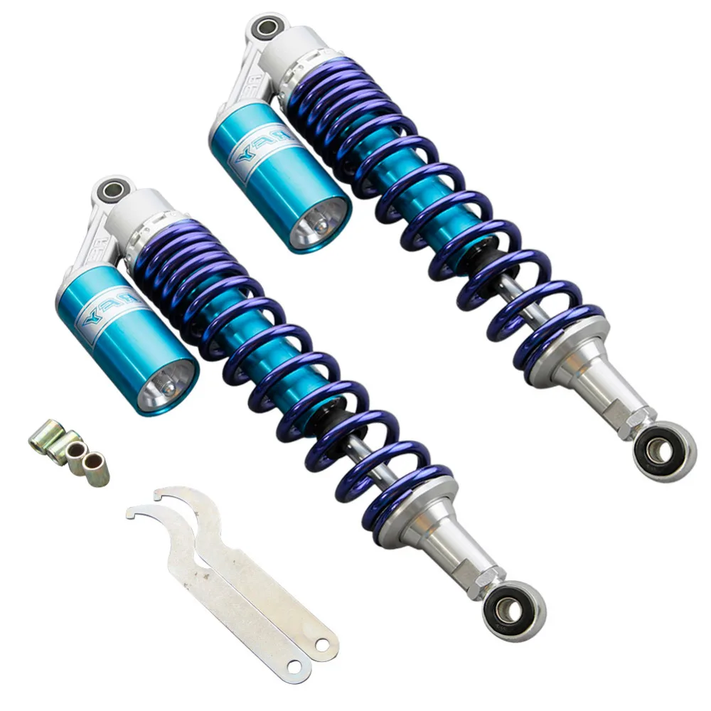 

320mm 340mm 375mm 400mm Air Shock Absorber Rear Suspension for Scooter Gokart Moped Quad ATV Dirt Street Bikes 150cc-750cc