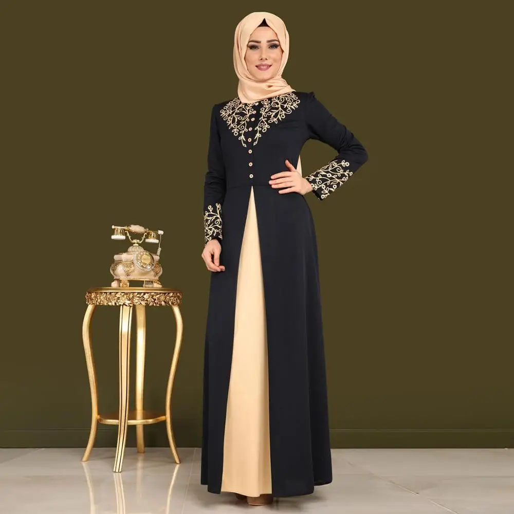 

New Muslim Dress Abaya Dubai Abayas For Women Muslim Maxi Dress Cardigan Long Robes Jubah Kimono Ramadan Arab Islamic Prayer