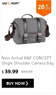 K& F концепция ударопрочный рюкзак для камеры Водонепроницаемый Многофункциональный Путешествия/фото/видео/штатив сумка с двухслойным дизайном для DLSR