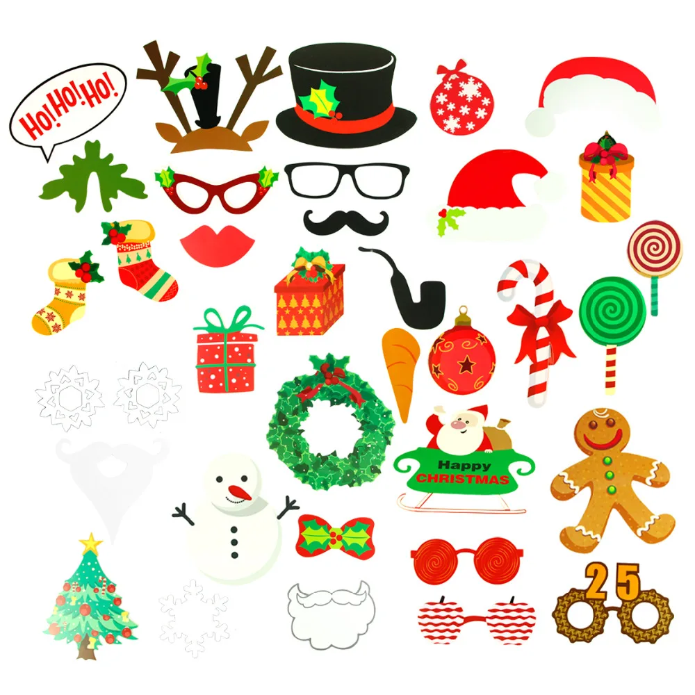 YORIWOO Xmas Рождеством шары Зеленый Конфетти шар набор Happy Новый год украшения Одежда