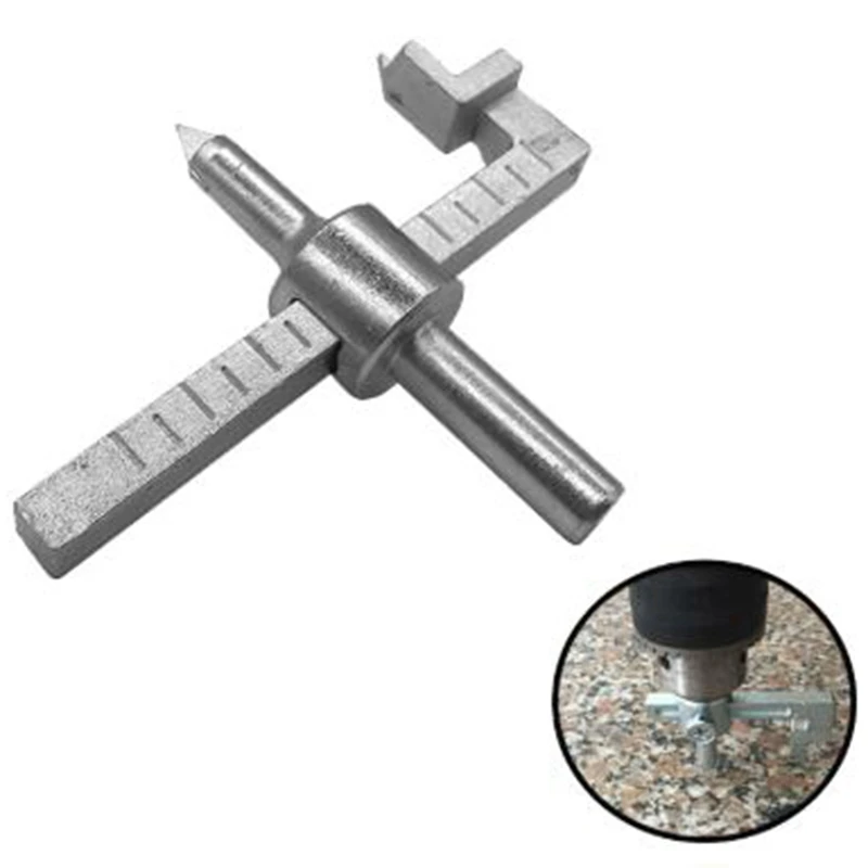 Регулируемый круглый резак для плитки отверстий керамической сверло из карбида