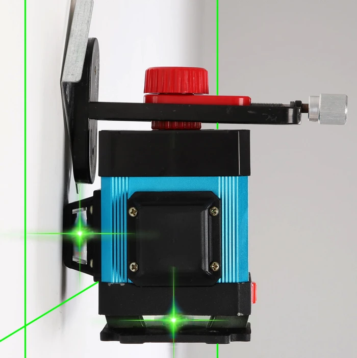 3D самонивелирующийся зеленый лазерный уровень 12 линий устройство с