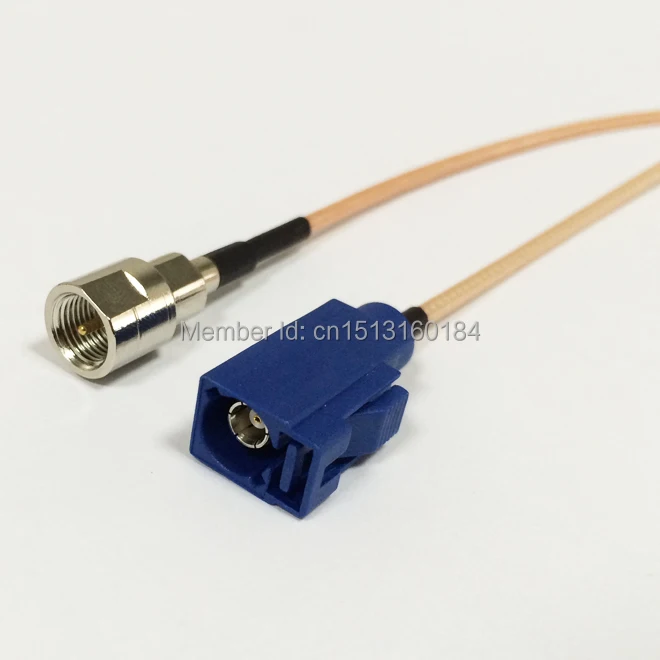 New Modem Coaxial Cable FME Male Plug Connector To FAKRA RG316 Pigtail 15CM 6" Adapter | Мобильные телефоны и
