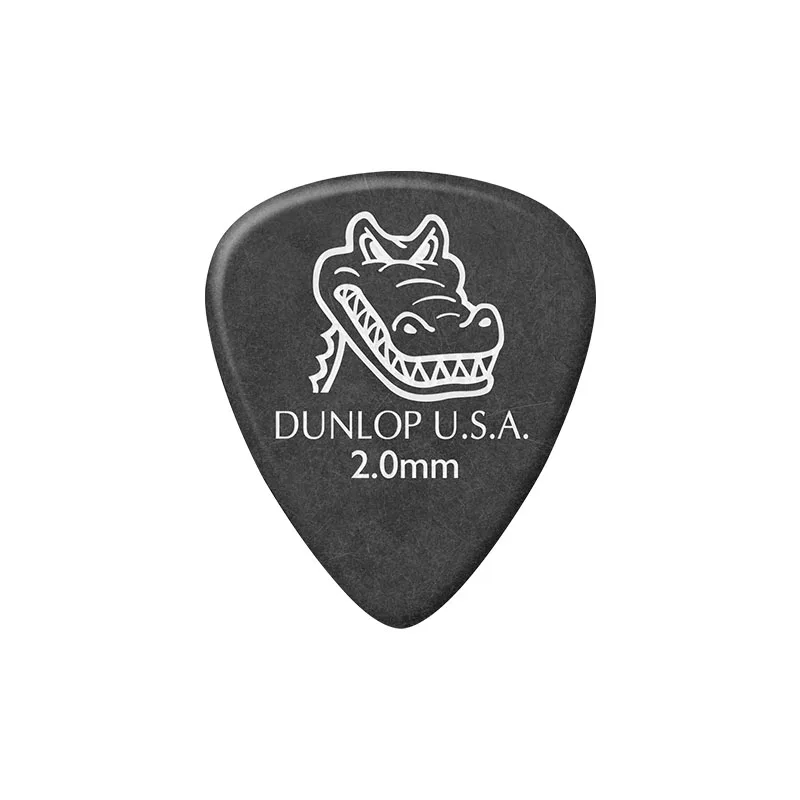 2.00mm 1 шт. Dunlop Gator Grip медиатор для гитары винтажные аксессуары для гитары s 0,58/0,71/0,96/1,14/1,50/2 мм - Цвет: 2.00mm