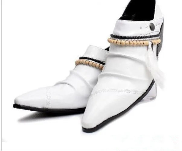 2017 Горячий Продавать мужчины повседневная обувь острым носом квадратный каблук