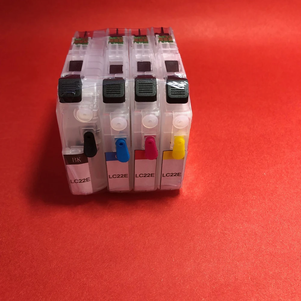 

YOTAT 1set Refillable LC 22E ink cartridge LC22E for Brother MFC-J5920DW printer (Europe)