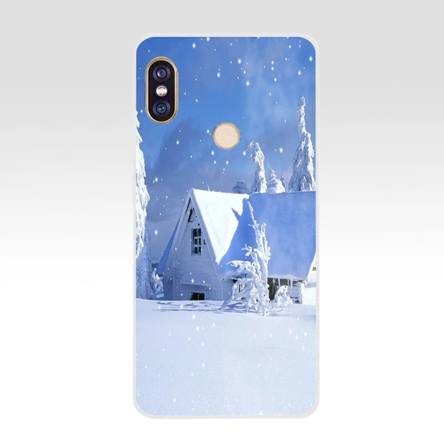 79AQ стекло с изображением мороза снега зимы чехол для телефона из мягкого