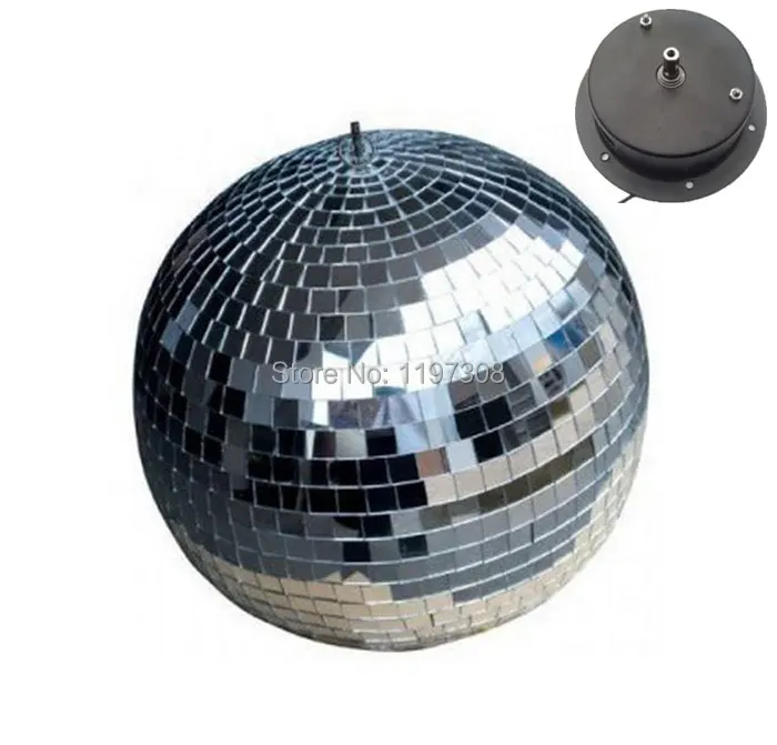 D25cm диаметр прозрачное стекло Вращающийся Зеркальный Шар 10 &quotДиско DJ вечеринка