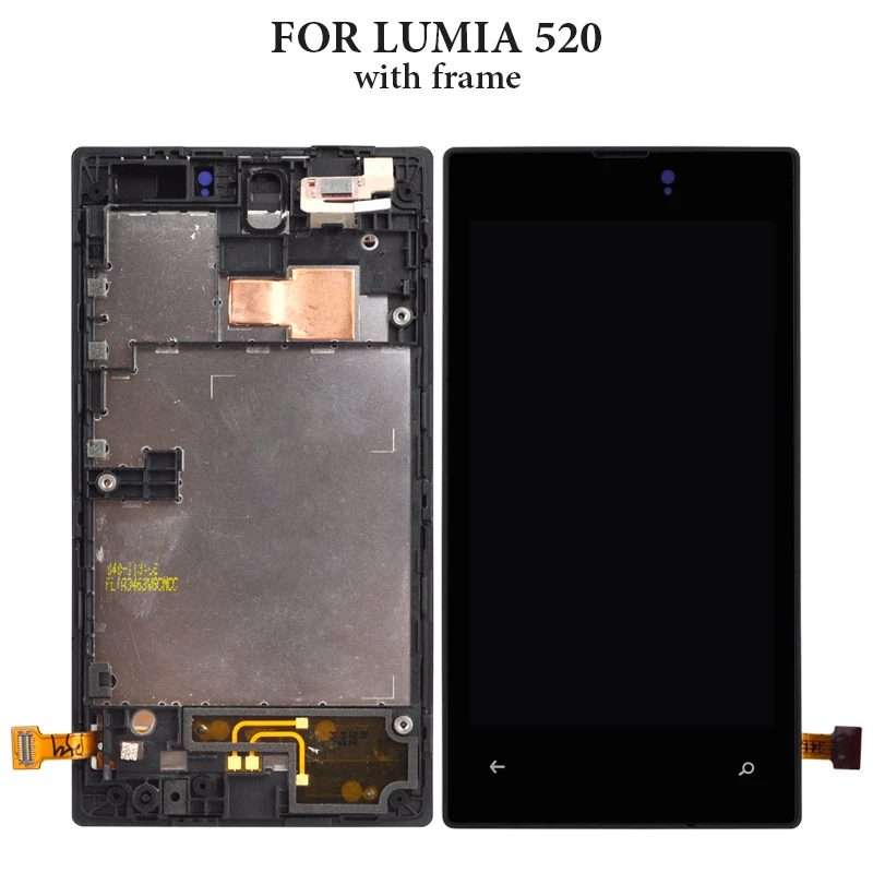 Для Nokia 650 RM-1152 RM-1154 ЖК-кодирующий преобразователь сенсорного экрана в сборе