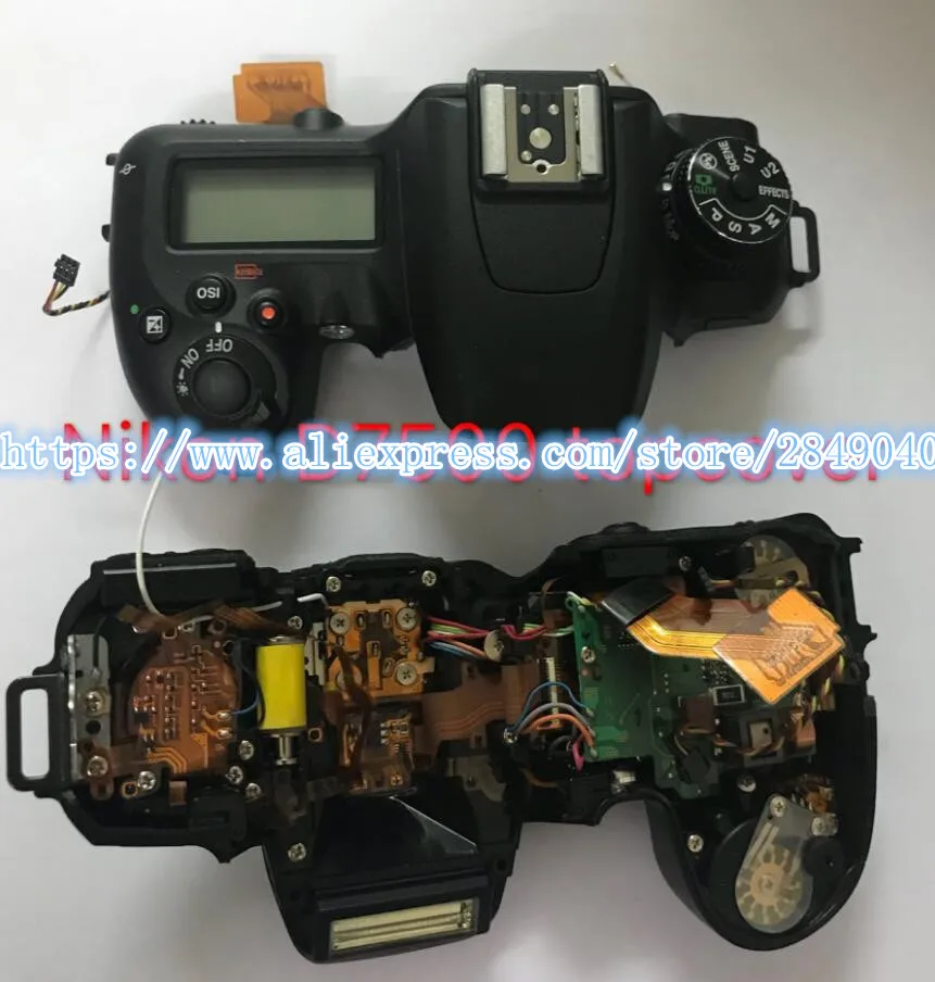 

Новинка оригинальный чехол для Nikon D7500 верхняя крышка с кнопкой гибкий блок вспышки запасная часть для камеры