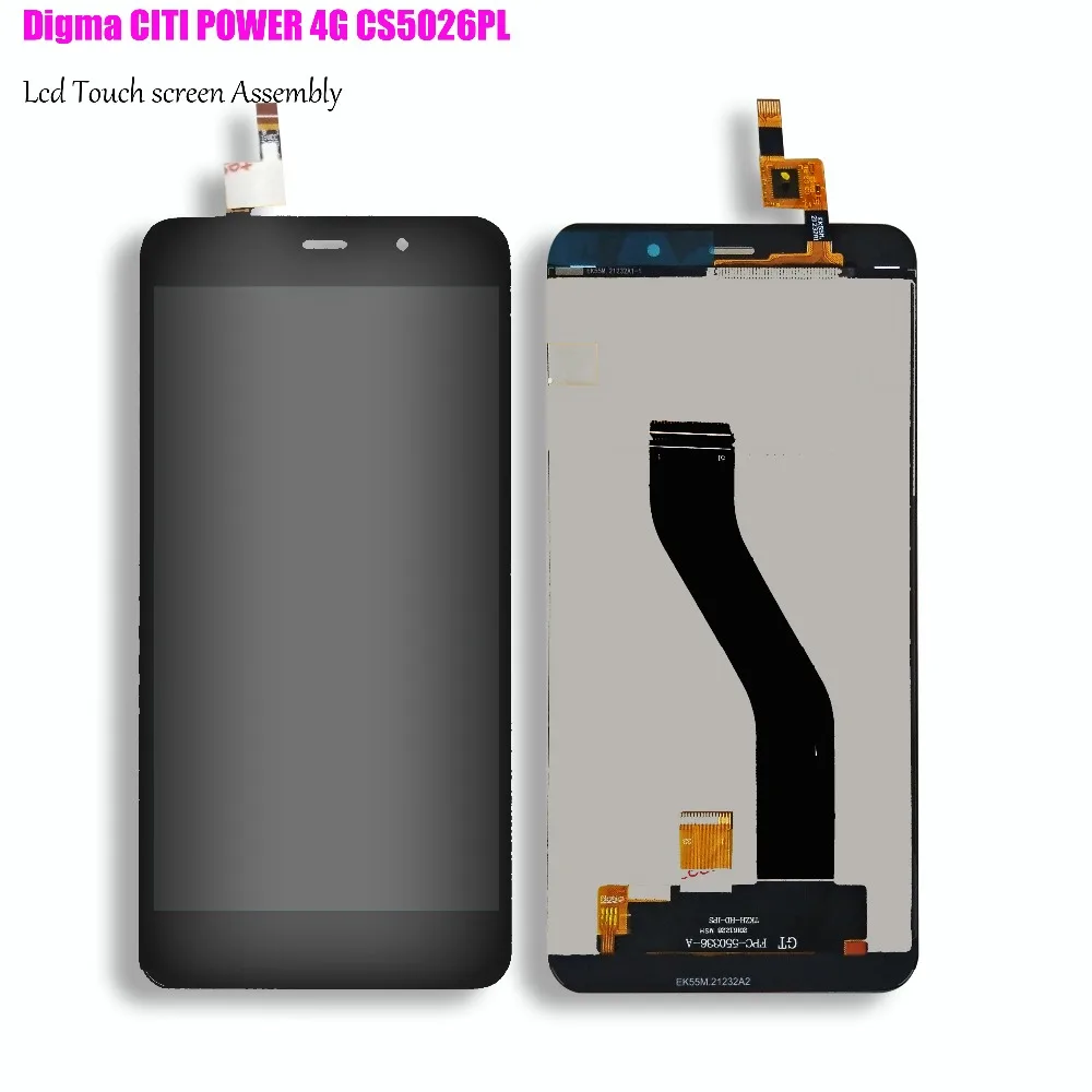 

5,5 дюймов Digma CITI POWER 4G CS5026PL ЖК-дисплей + кодирующий преобразователь сенсорного экрана в сборе 100% протестированный ЖК-дисплей и сенсорный диги...