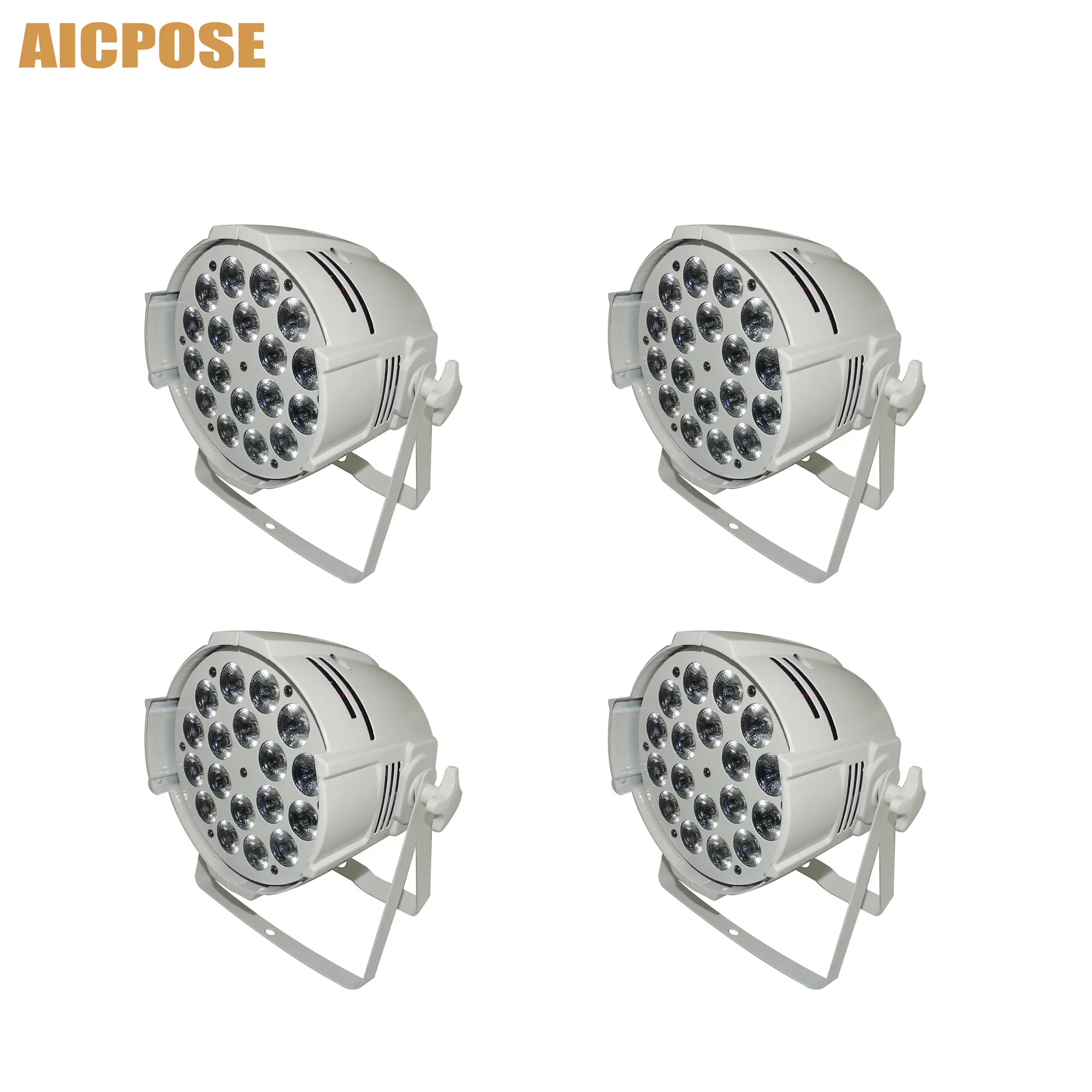 4 шт./лот 18*10 Вт алюминиевый светодиодный прожектор 18x10 RGBW 4в1 LED Par Can 64 dj | Отзывы и видеообзор