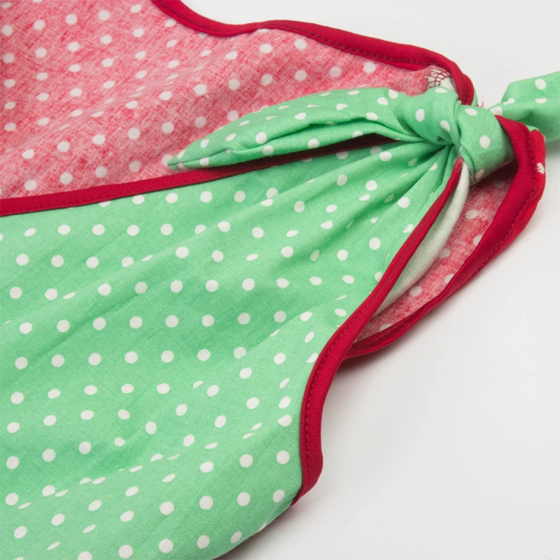 Женское винтажное платье в горошек до колена без рукавов|Женские платья| |