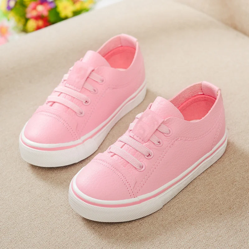Детская брендовая Весенняя Белая обувь модная для девочек Chaussure Enfant удобные