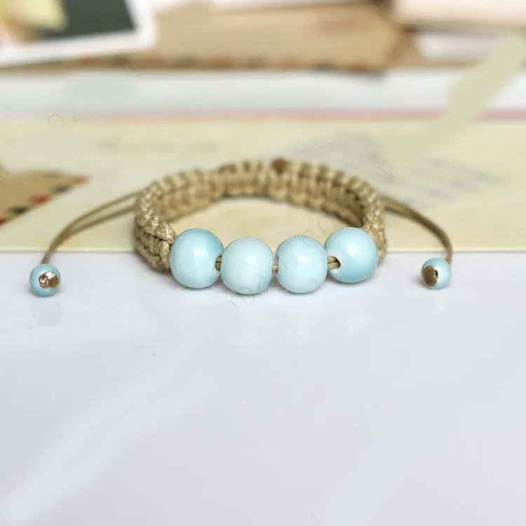 Национальный Ветер плетеная вручную стандартная Бижутерия #1310|bracelet jewelry|bead