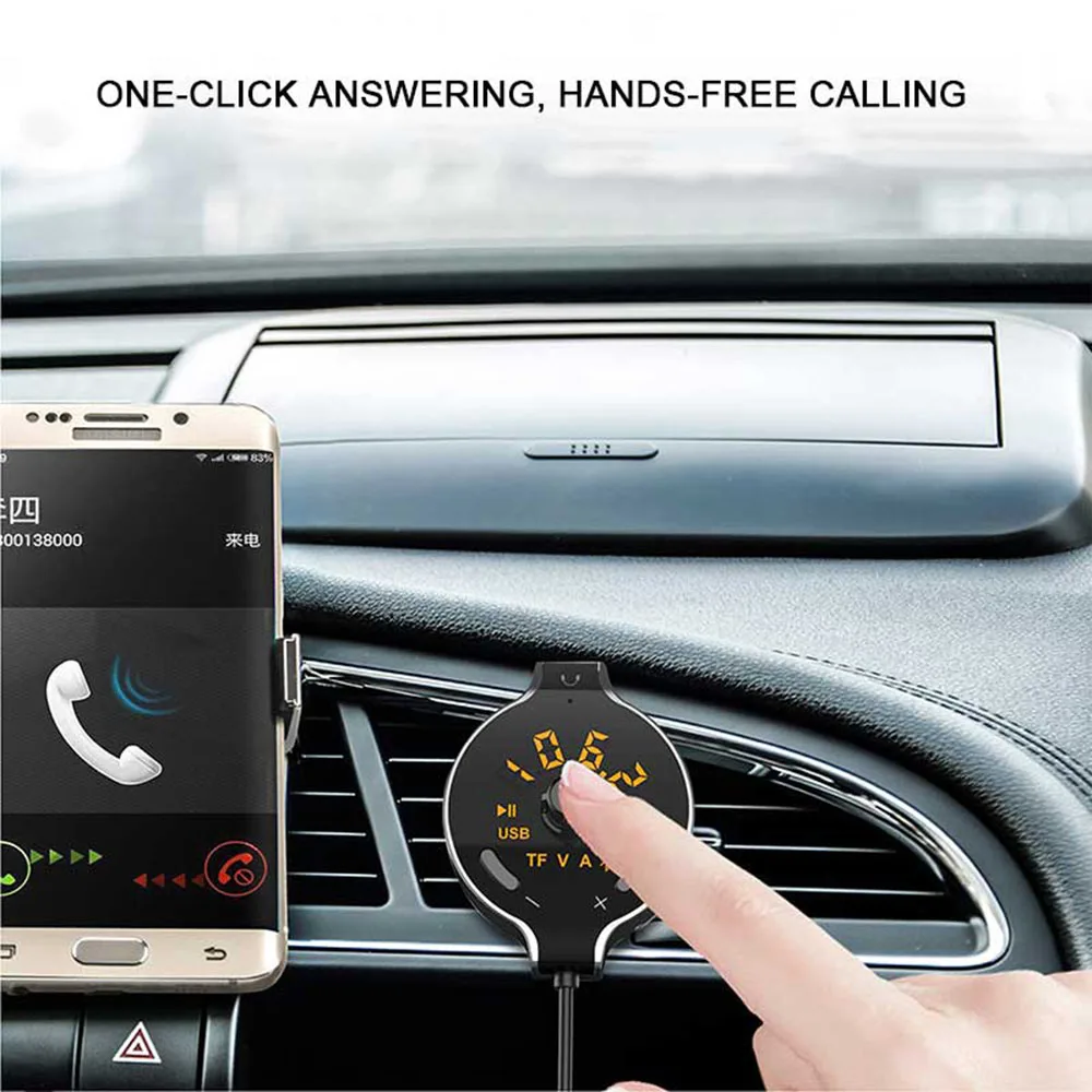 Kobwa Q8S автомобиль Wirless Bluetooth MP3 плеер Динамик приемник комплект с двойной Порты и