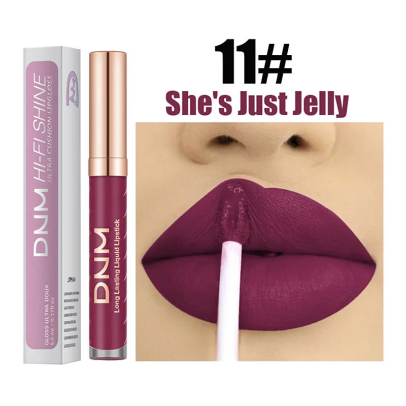 1 шт. Матовая жидкая губная помада водостойкая бархатная стойкий блеск для губ YUF99