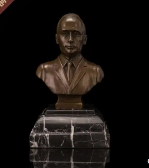 Владимир Путин Украшенные свой дом с Мягкий украшения России Владимир Путин Медь скульптура home