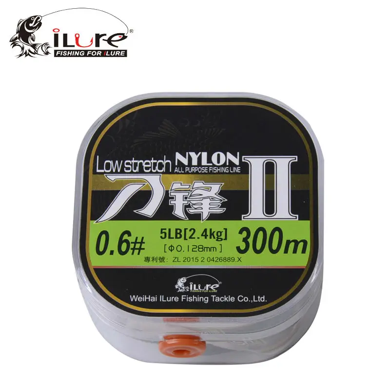 

Леска Ilure из 100% нейлона, 300 м/260 м, для рыбалки, 8-25 фунтов
