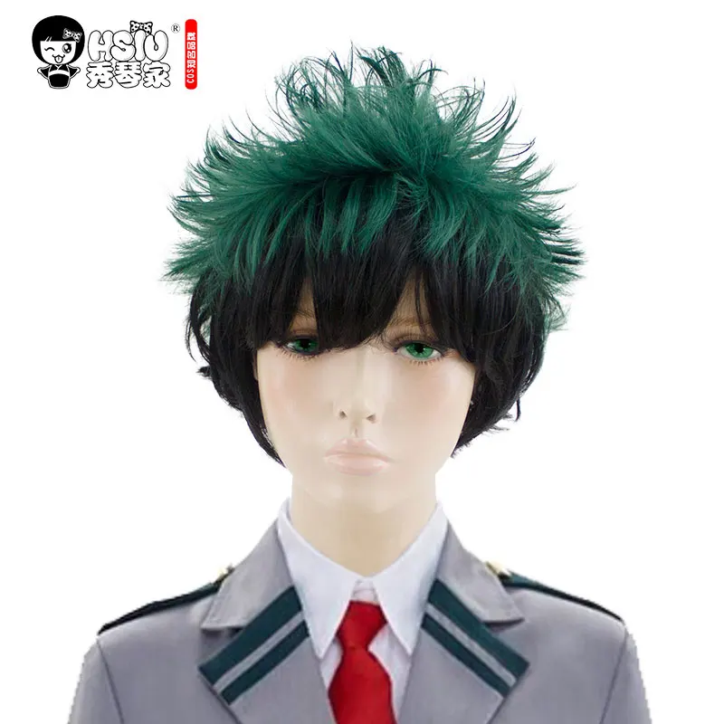 HSIU аниме Izuku Midoriya косплей парик My Hero Academy/Academy Хэллоуин вечерние Карнавальные