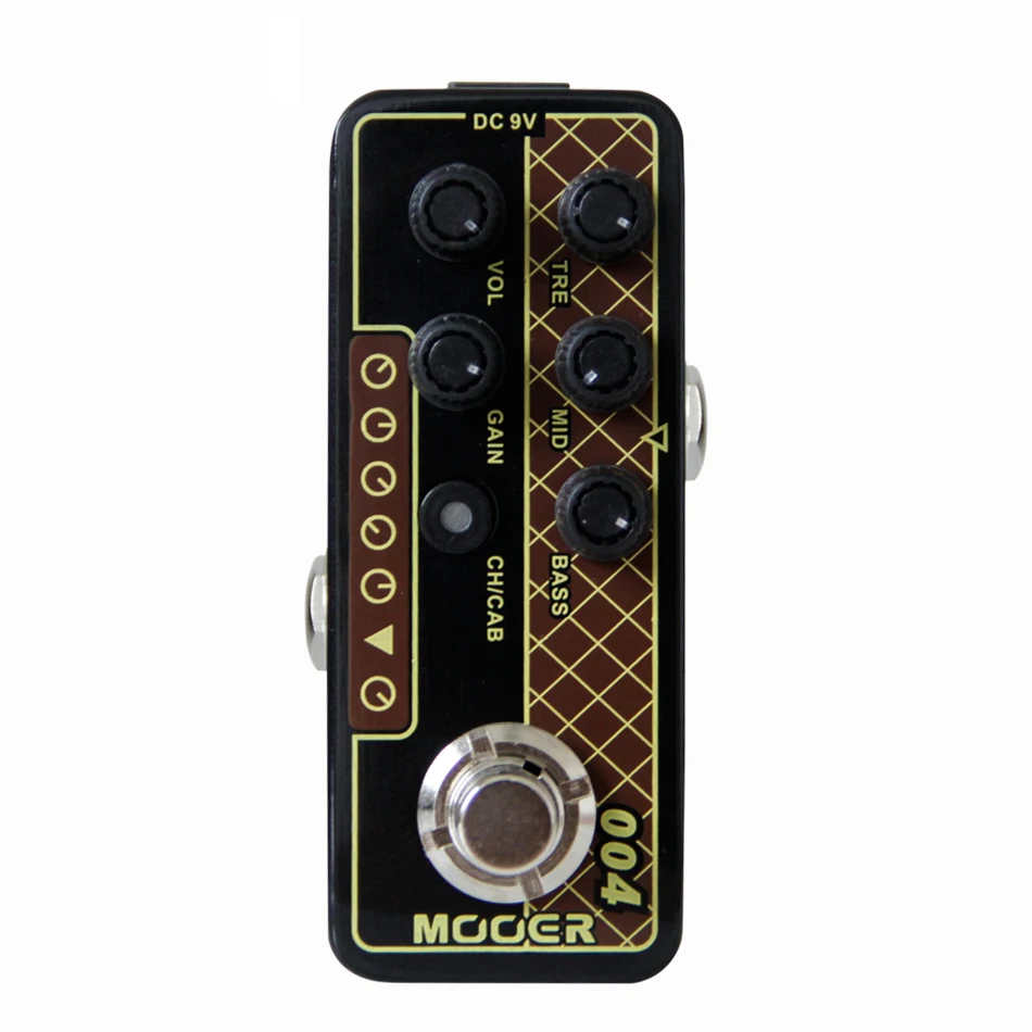 Mooer 004 день Триппер микро предусилитель для гитары педаль эффектов высокое