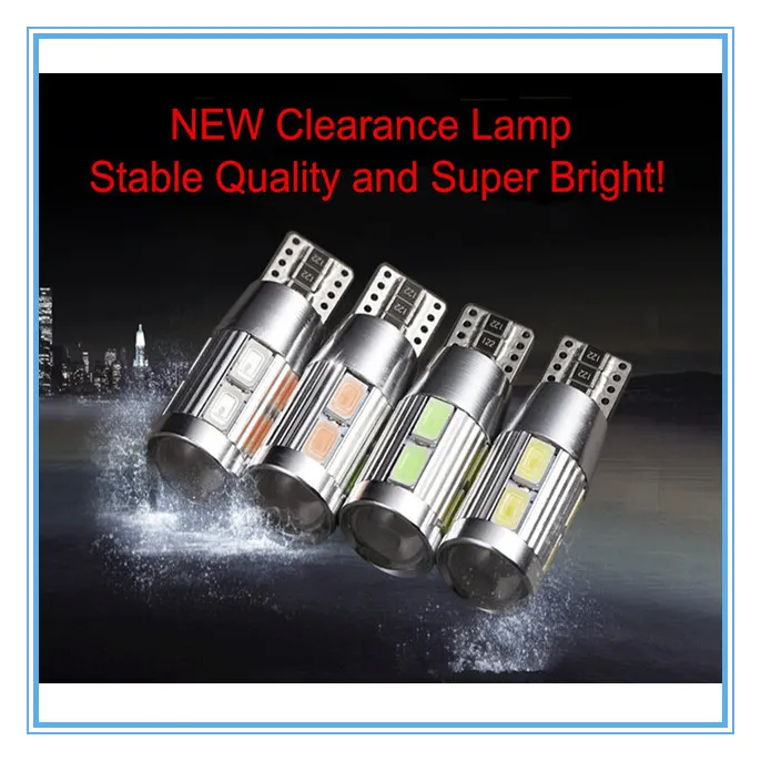 2 шт. canbus free T10 10 SMD5630 35 мм автомобильные декодирующие светодиодные лампы |